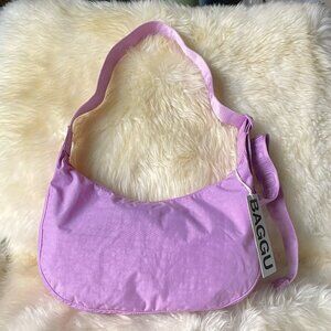 NWT Baggu Medium Crescent Bag - Peony